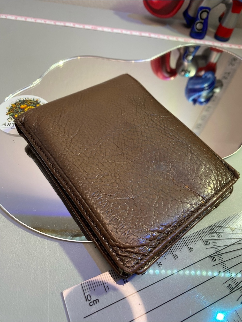 Mancini Genuine Leather Men's Brown Leather Bifold Wallet